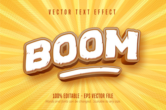 Boom Text: Game Style Text Effect for Adobe Illustrator