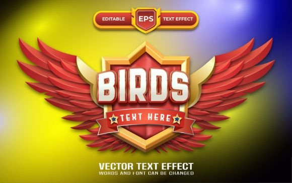Elevate Your Visuals with Birds 3D Game Logo
