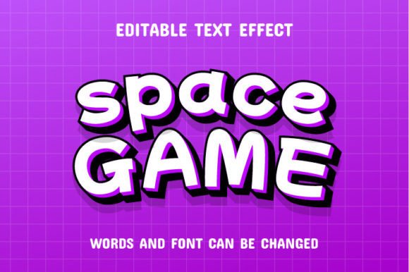 Galactic Impressions: The Space Game 3d Text Effect