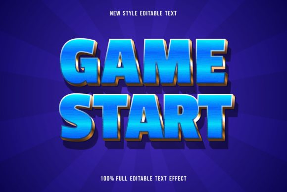Game On: Unlocking Creative Projects with Text Effect-Game Start