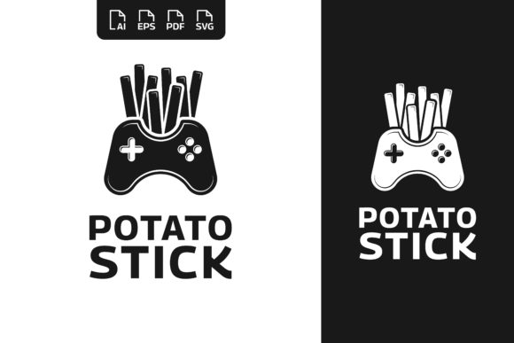 Game Stick with Potato Stick Logo: A Vintage Play on Branding