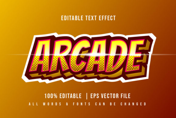 Instant Nostalgia: The Arcade Game Text Style Effect