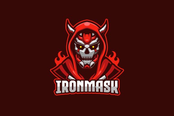 Ironmask E-sports Game Logo Template: A Complete Branding Asset