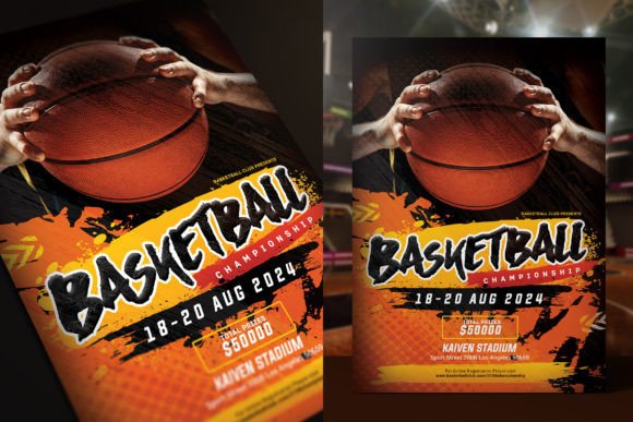 Score Big with the Ultimate Basketball Game Flyer