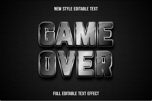 Unlock Bold Visual Impact with Text Effect-Game Over