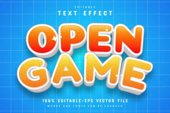 Unlock Playful Branding with the Open Game Kids Cartoon Text Effect